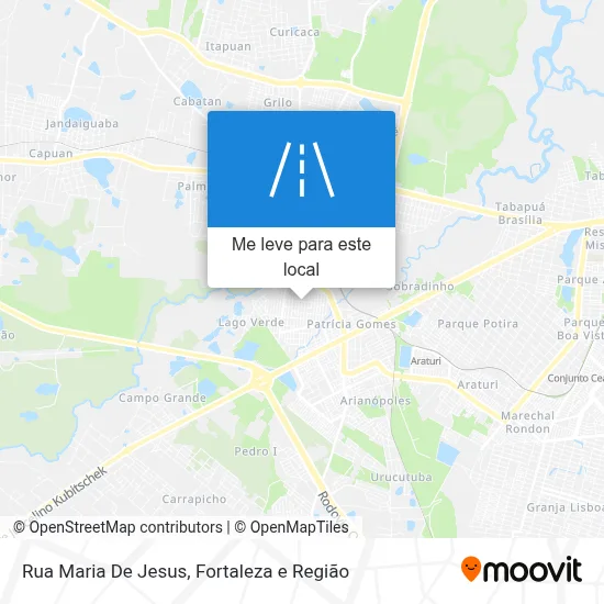 Rua Maria De Jesus mapa