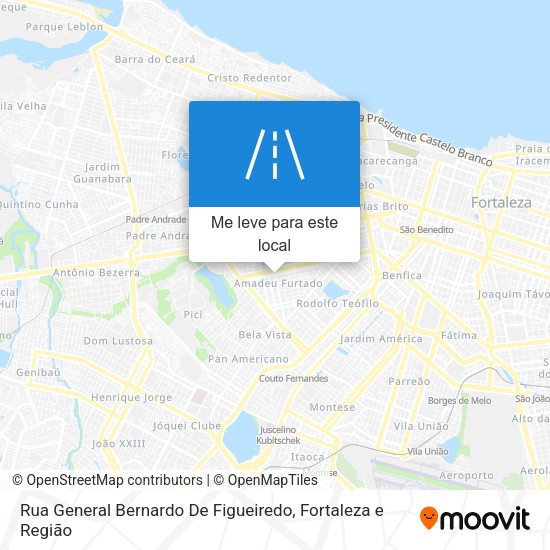 Rua General Bernardo De Figueiredo mapa