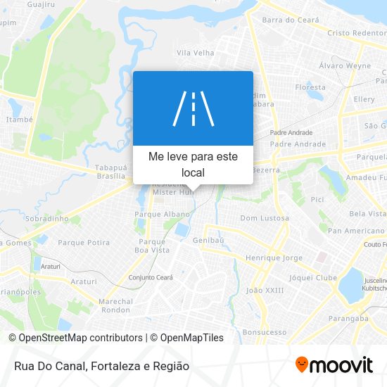 Rua Do Canal mapa