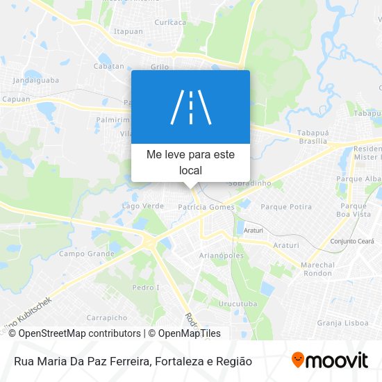 Rua Maria Da Paz Ferreira mapa