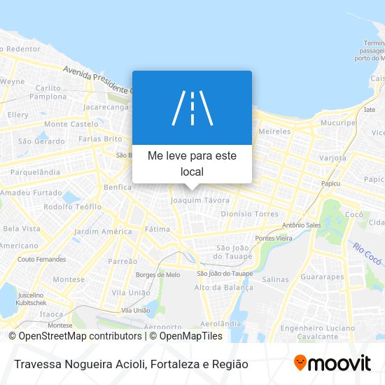 Travessa Nogueira Acioli mapa