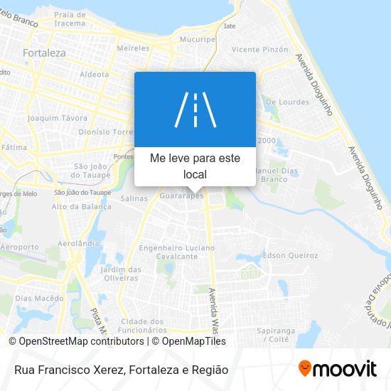 Rua Francisco Xerez mapa