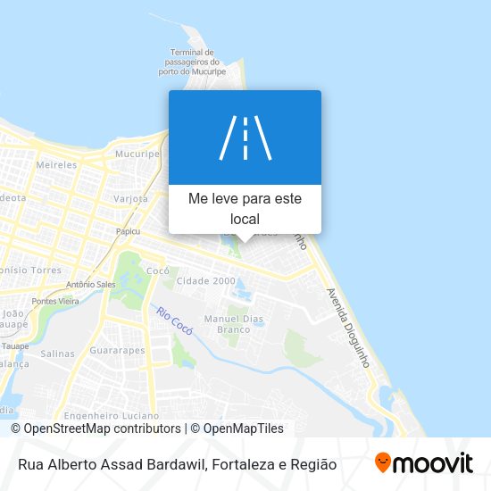 Rua Alberto Assad Bardawil mapa