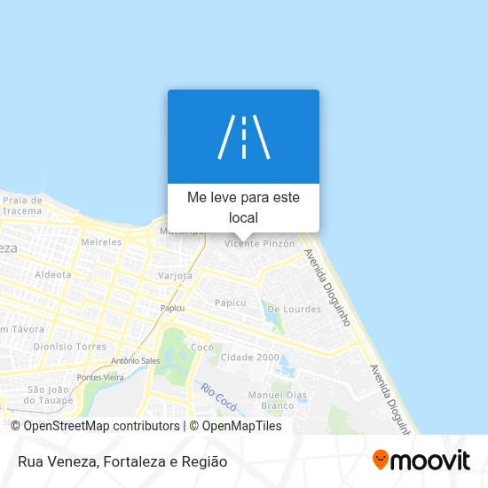 Rua Veneza mapa