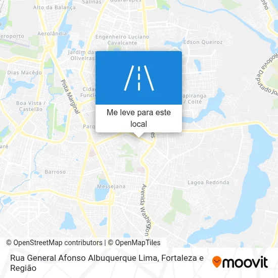 Rua General Afonso Albuquerque Lima mapa