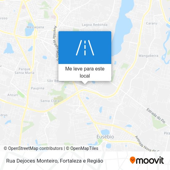 Rua Dejoces Monteiro mapa