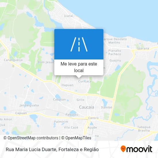 Rua Maria Lucia Duarte mapa