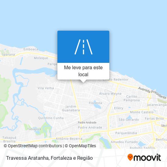 Travessa Aratanha mapa