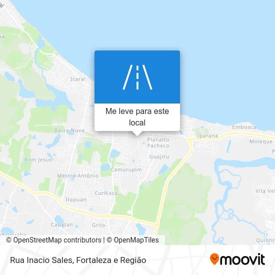 Rua Inacio Sales mapa
