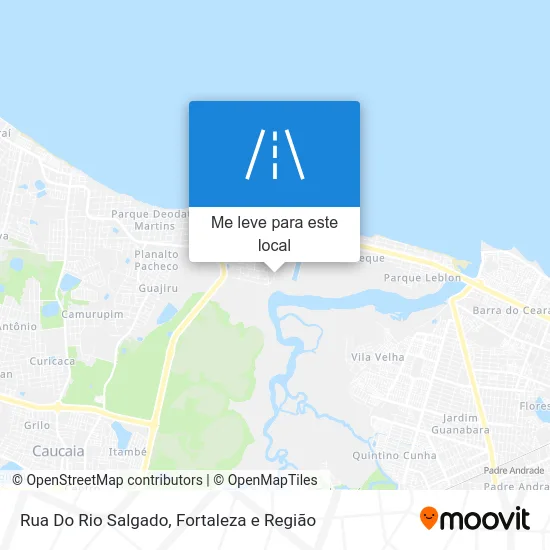 Rua Do Rio Salgado mapa
