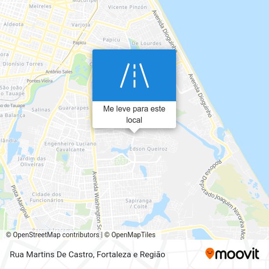 Rua Martins De Castro mapa