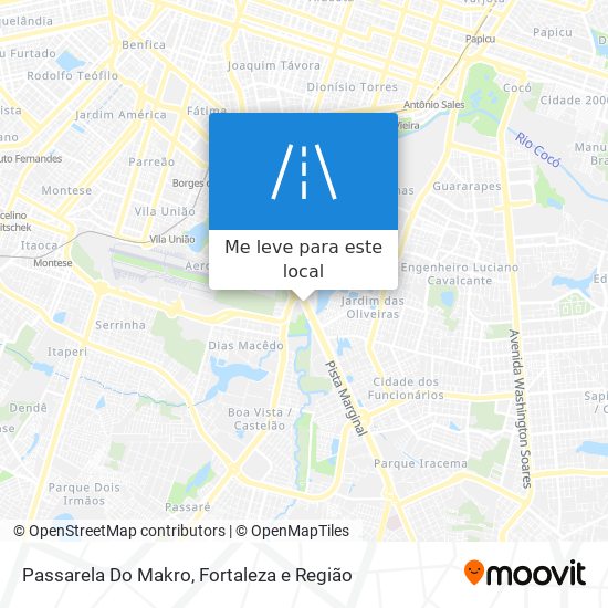 Passarela Do Makro mapa