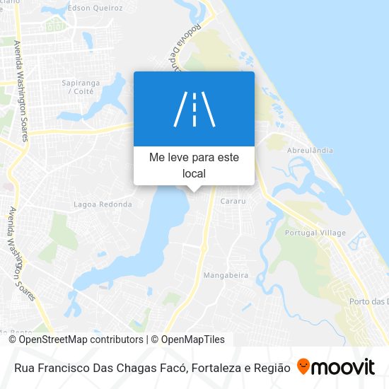 Rua Francisco Das Chagas Facó mapa