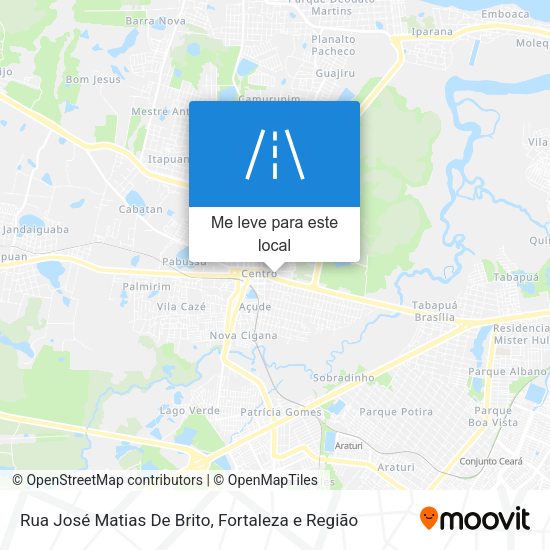 Rua José Matias De Brito mapa