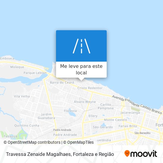 Travessa Zenaide Magalhaes mapa