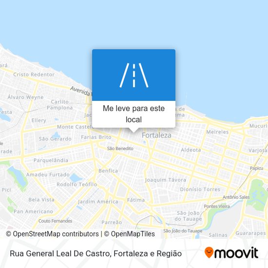 Rua General Leal De Castro mapa