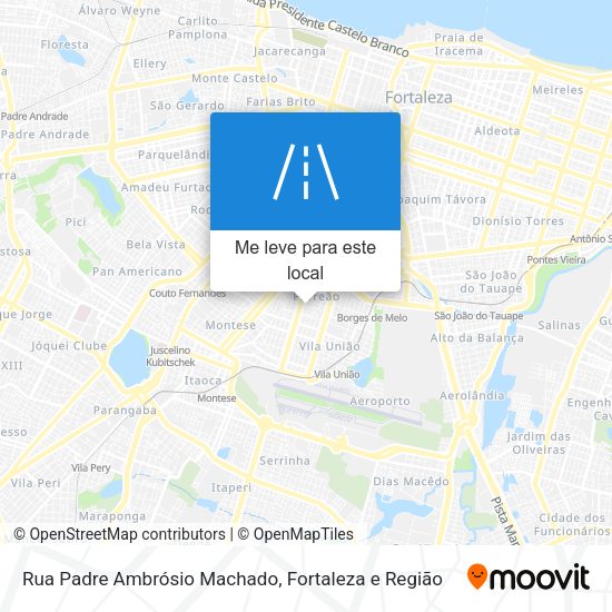 Rua Padre Ambrósio Machado mapa