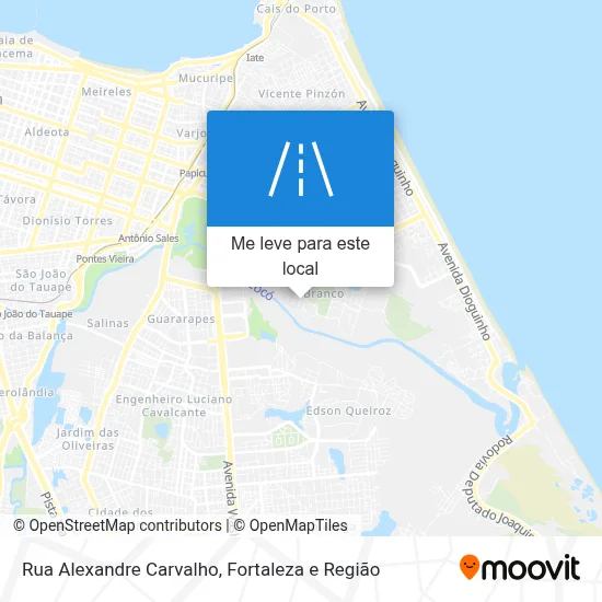 Rua Alexandre Carvalho mapa