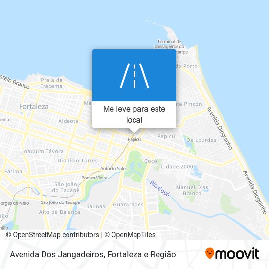 Avenida Dos Jangadeiros mapa