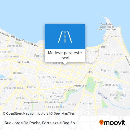 Rua Jorge Da Rocha mapa