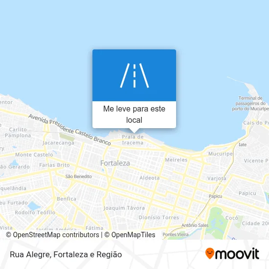 Rua Alegre mapa