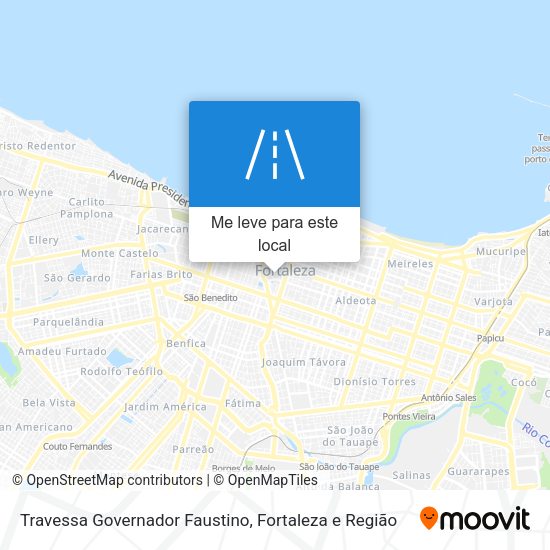 Travessa Governador Faustino mapa