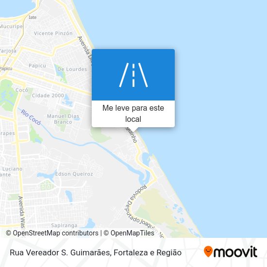 Rua Vereador S. Guimarães mapa