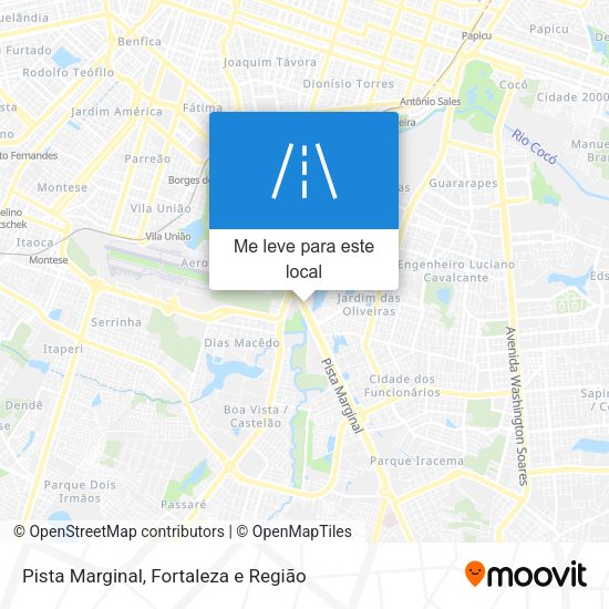 Pista Marginal mapa