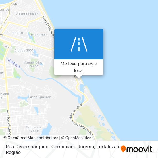 Rua Desembargador Germiniano Jurema mapa