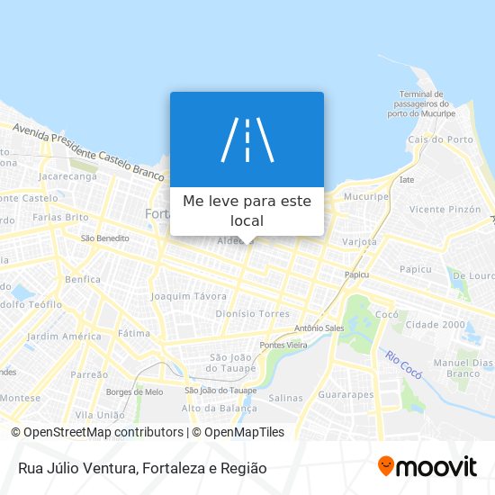 Rua Júlio Ventura mapa