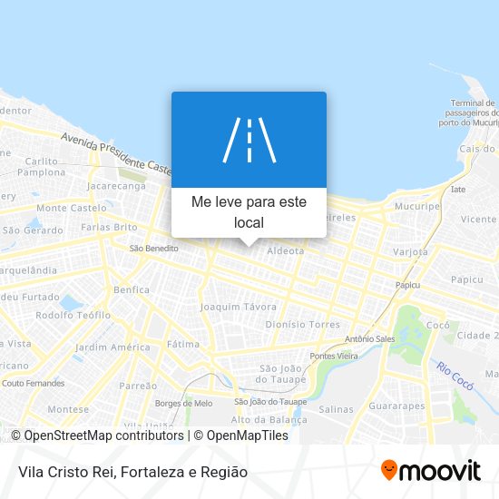 Vila Cristo Rei mapa