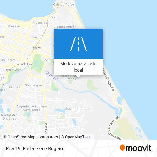 Rua 19 mapa