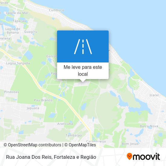 Rua Joana Dos Reis mapa