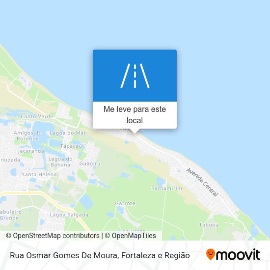 Rua Osmar Gomes De Moura mapa
