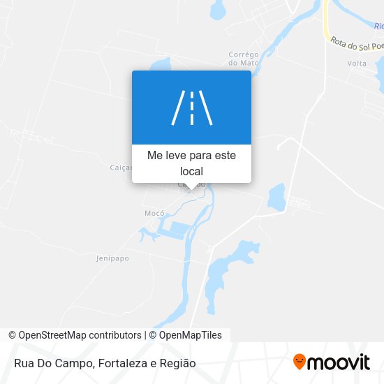 Rua Do Campo mapa