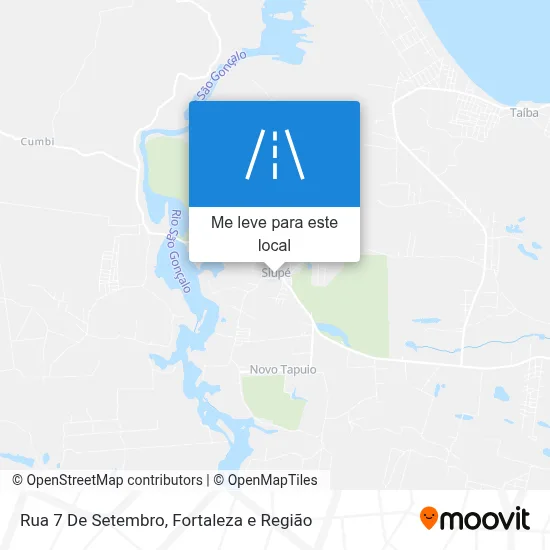 Rua 7 De Setembro mapa