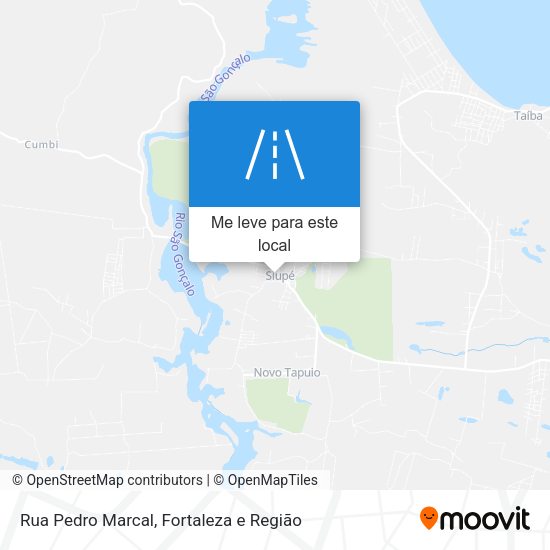 Rua Pedro Marcal mapa