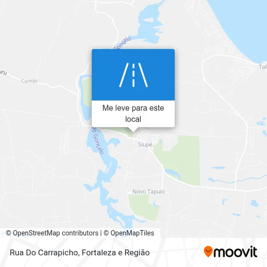 Rua Do Carrapicho mapa