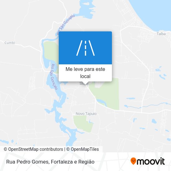 Rua Pedro Gomes mapa