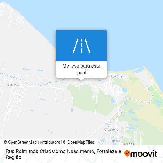 Rua Raimunda Crisóstomo Nascimento mapa