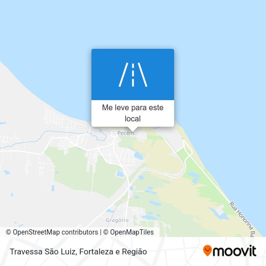 Travessa São Luiz mapa