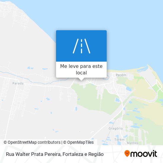 Rua Walter Prata Pereira mapa