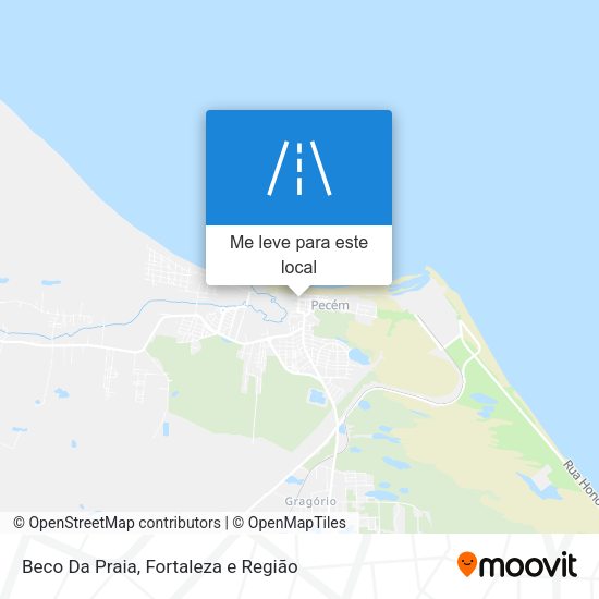 Beco Da Praia mapa