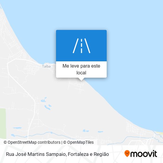 Rua José Martins Sampaio mapa
