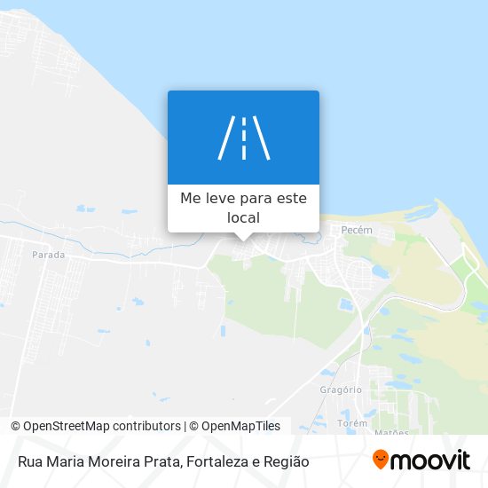 Rua Maria Moreira Prata mapa