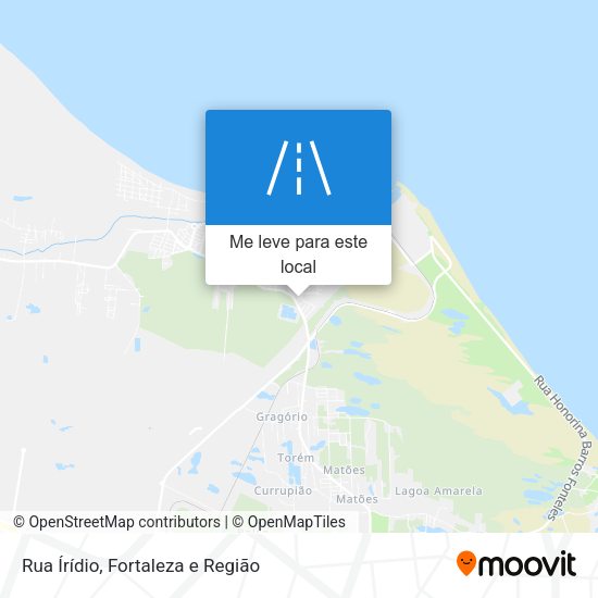 Rua Írídio mapa