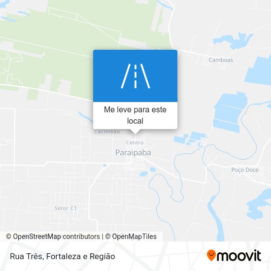 Rua Três mapa