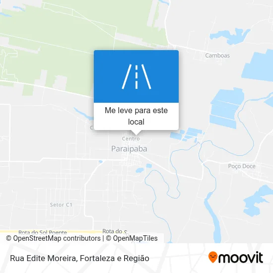 Rua Edite Moreira mapa