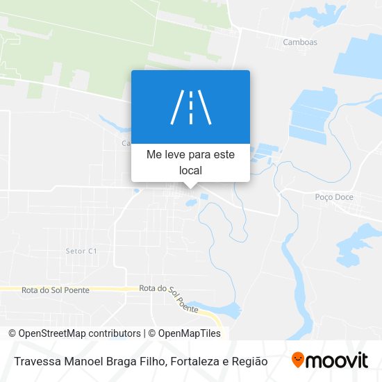 Travessa Manoel Braga Filho mapa
