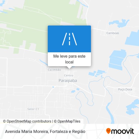 Avenida Maria Moreira mapa